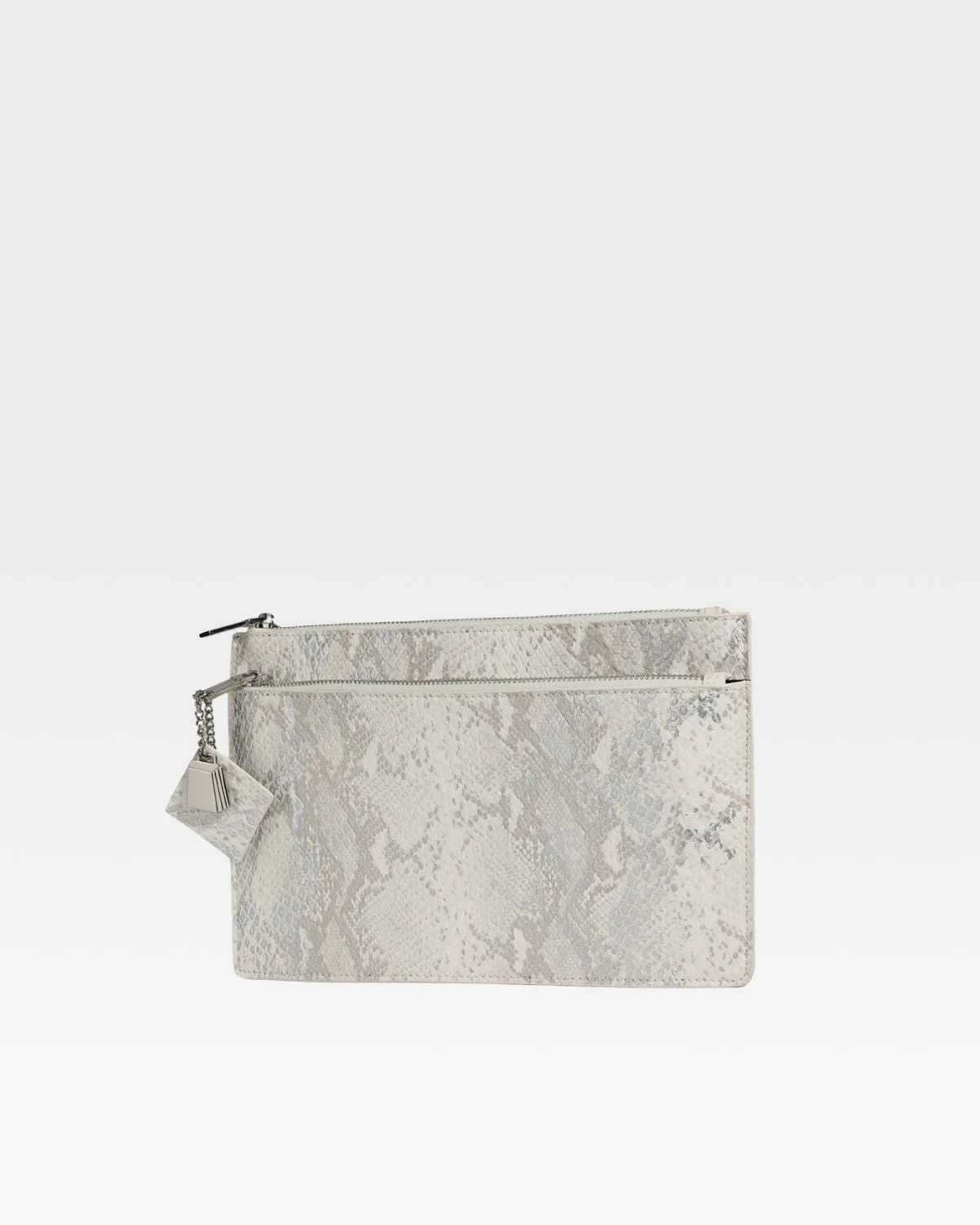 PY Clutch Handbag in White