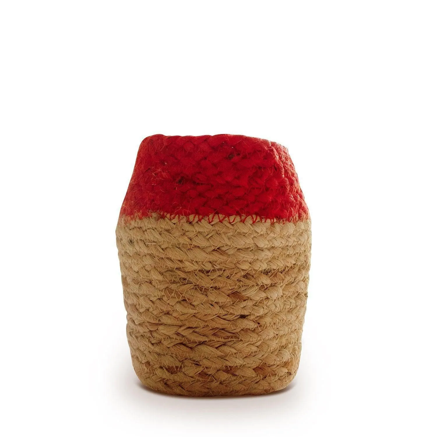 Red Jute Planter Cum Storage Basket (S,M,L)