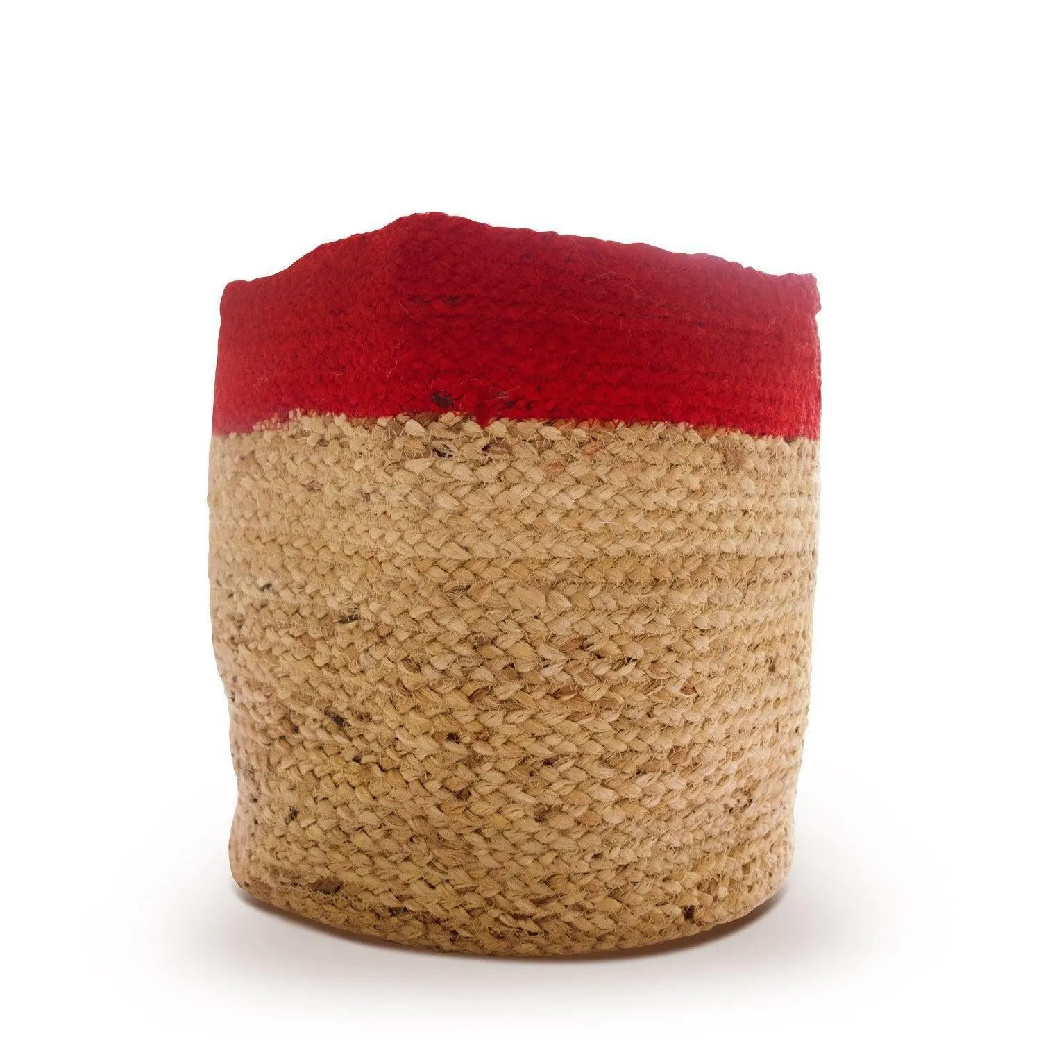 Red Jute Planter Cum Storage Basket (S,M,L)