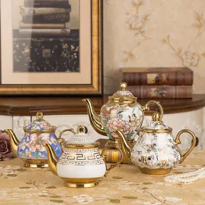 Royal British Teapot and Cup Set Made From Premium Porcelain Perfect For Easter Gift