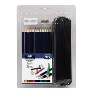 Royal Brush - Clamshell Art Sets Drawing Pencil With Case*