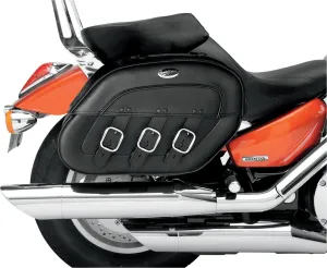 Saddlemen S4 Drifter Rigid-Mount Specific-Fit Quick-Disconnect Saddlebags Black For Honda VTX 1300 R 2005-2009