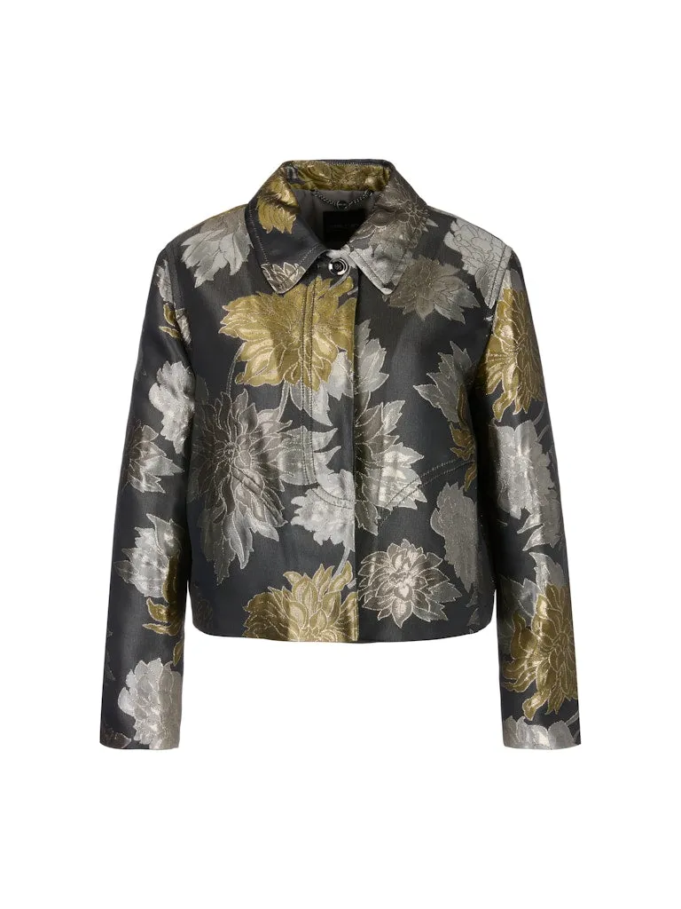 Sage Powder Noble Print Jacket