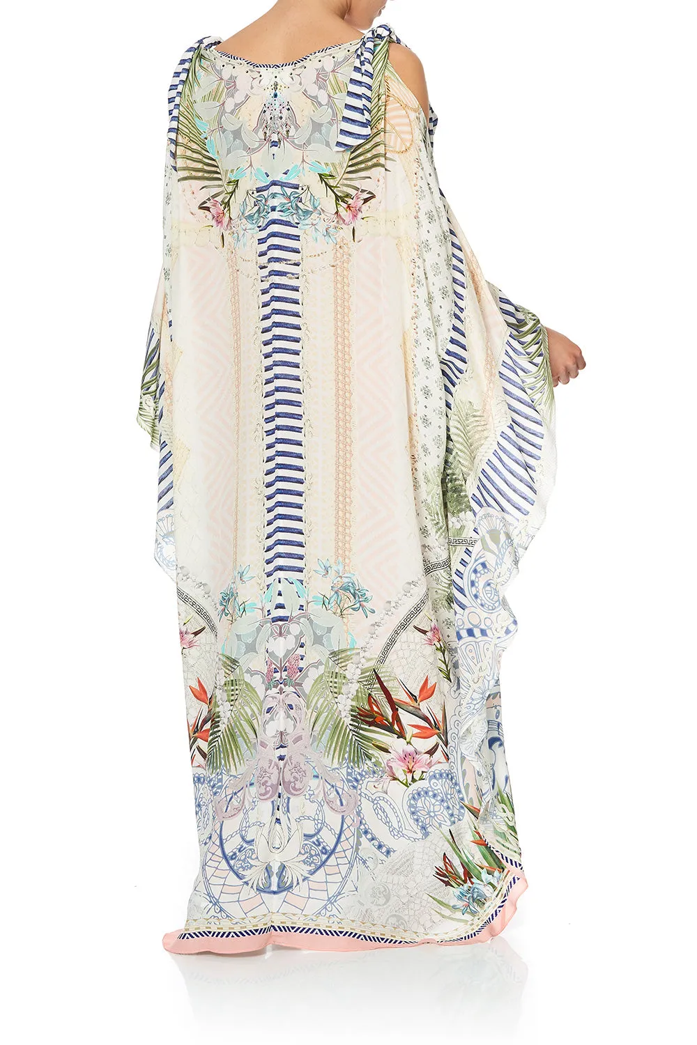 SCARF TIE KAFTAN BEACH SHACK