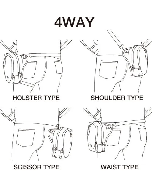 SEAL 4 Ways Shoulder Bag (PS-101)