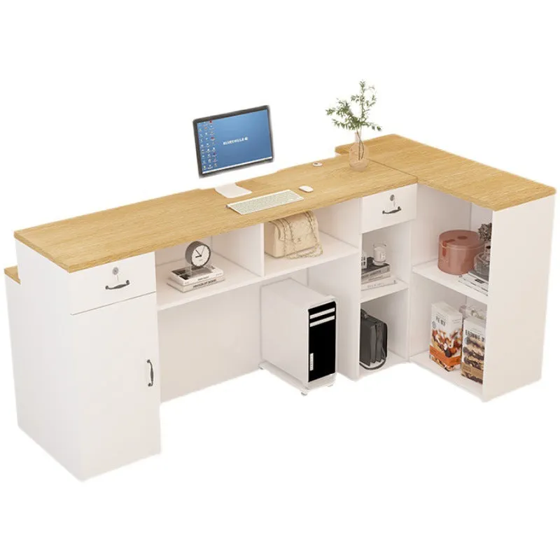 Simple Modern Cornerable Front Desk