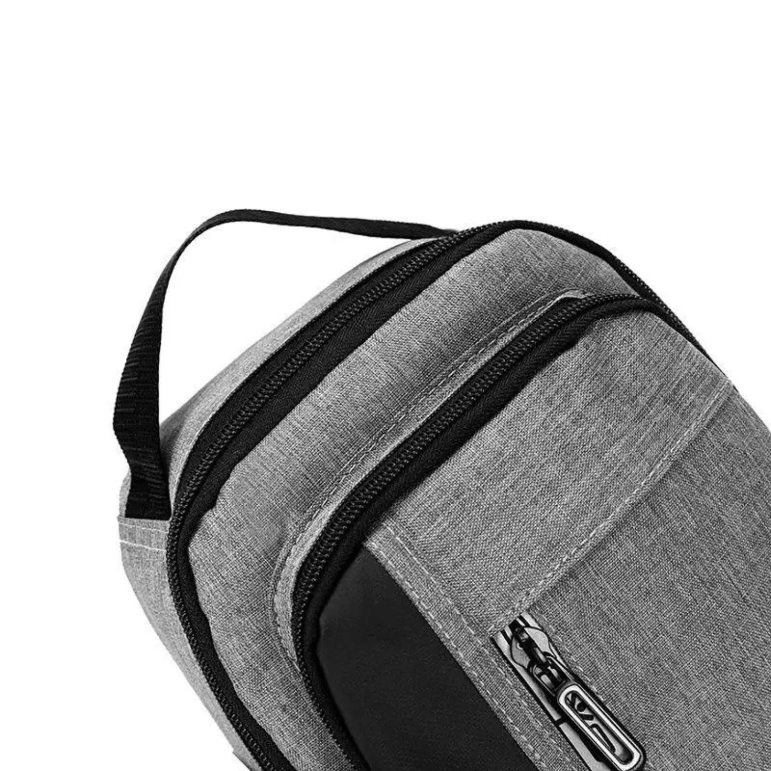 Sleek Urban Chest Bag with USB Charging Port