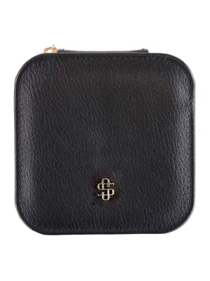 SS Leather Jewelry Case - Black