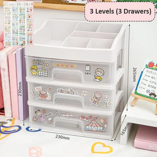 Stackable Desk Drawer Stationery Holder