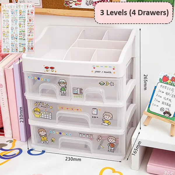 Stackable Desk Drawer Stationery Holder