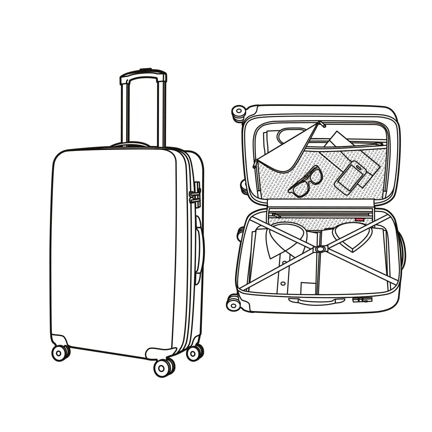 suitcase set, special edition Stamps