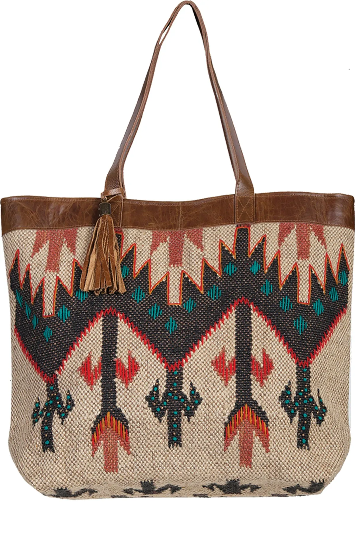 The Aztec Woven Handbag