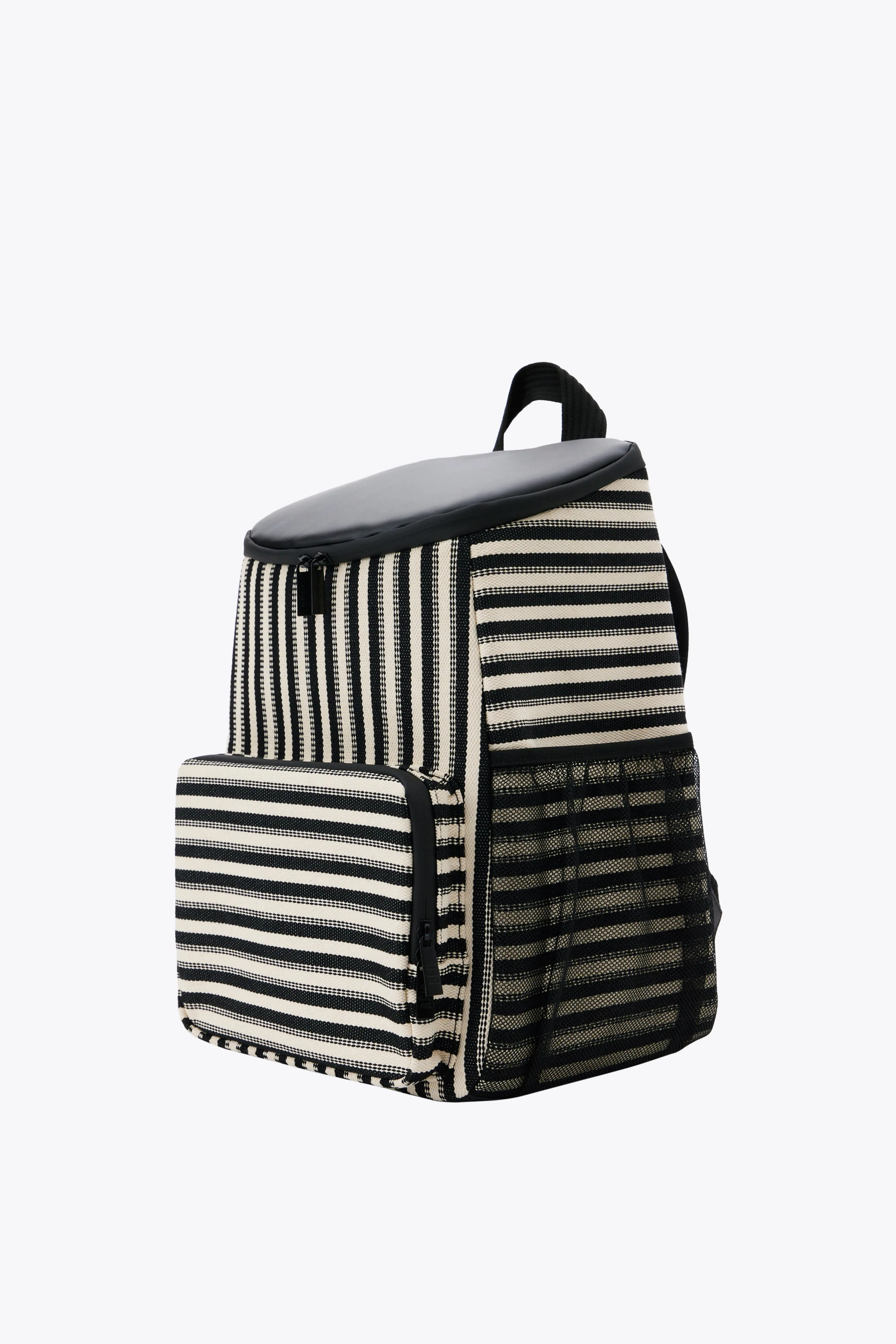 The Backpack Cooler in Black Stripe