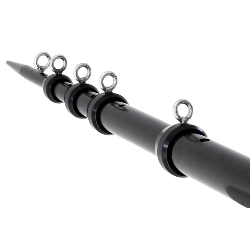 Tigress XD Telescoping Aluminum Outrigger Poles - 15ft - 1-1/2in OD Black