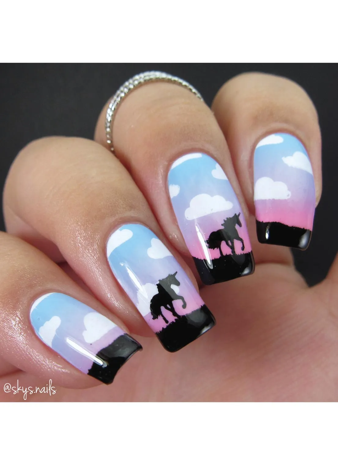 Unicorn Love  2 -  Uber Chic Stamping Plate