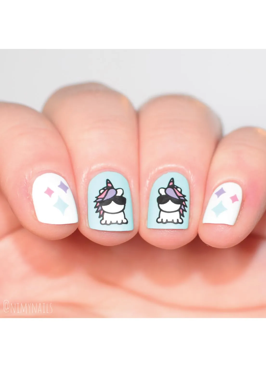 Unicorn Love  2 -  Uber Chic Stamping Plate