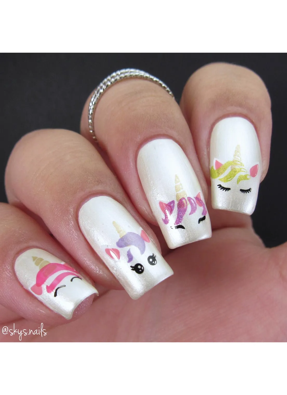 Unicorn Love  2 -  Uber Chic Stamping Plate