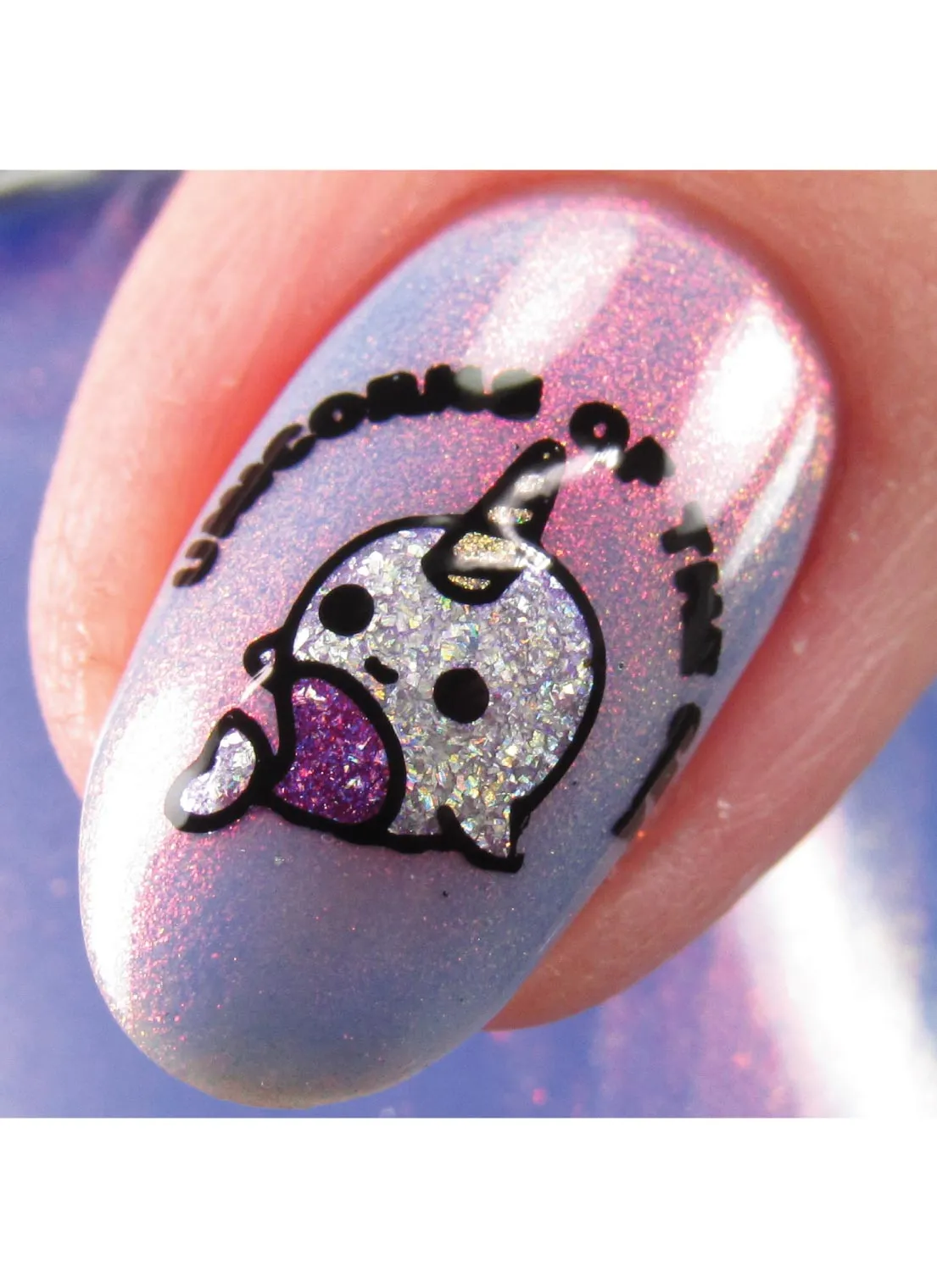 Unicorn Love  2 -  Uber Chic Stamping Plate