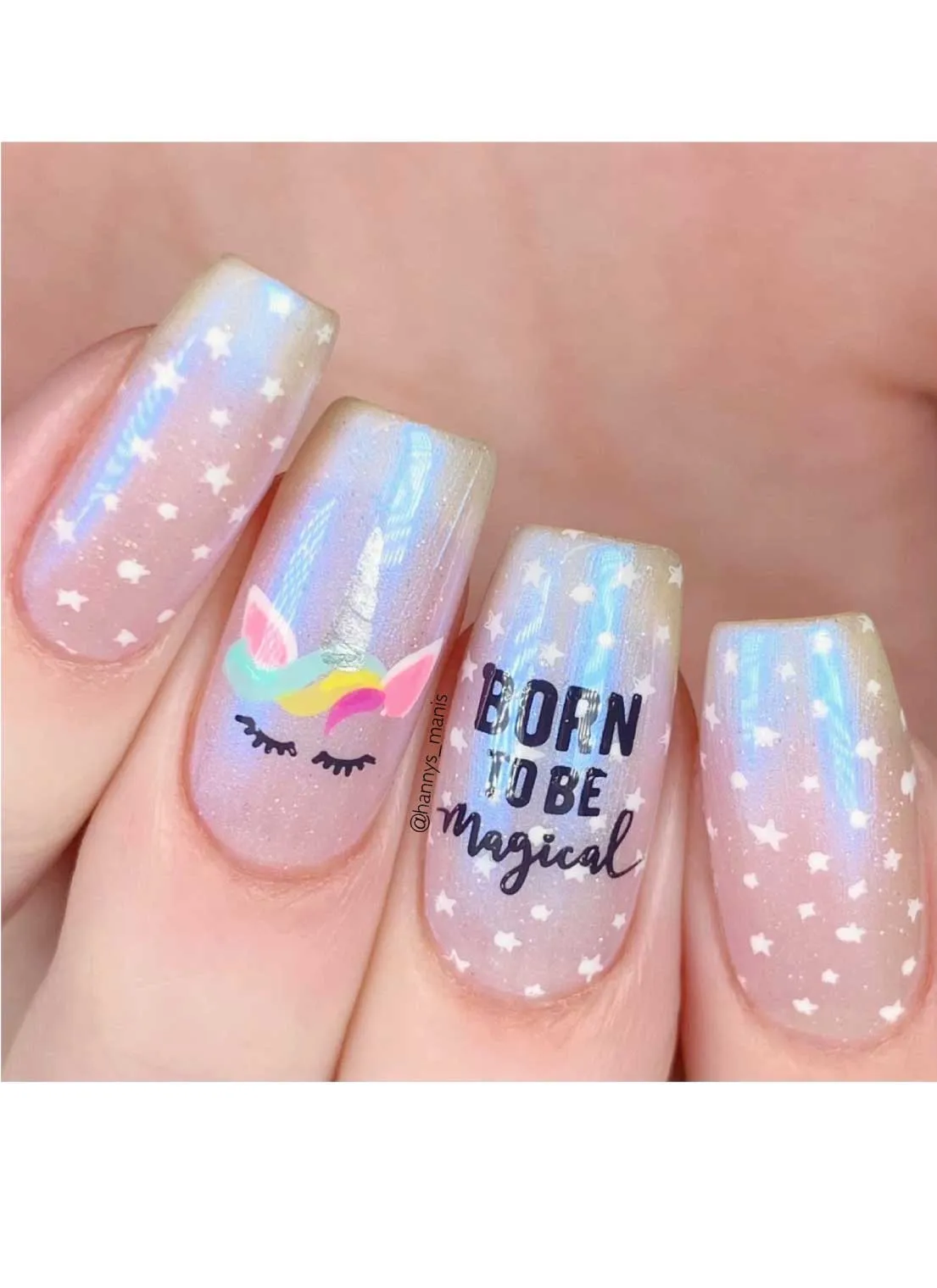 Unicorn Love  2 -  Uber Chic Stamping Plate