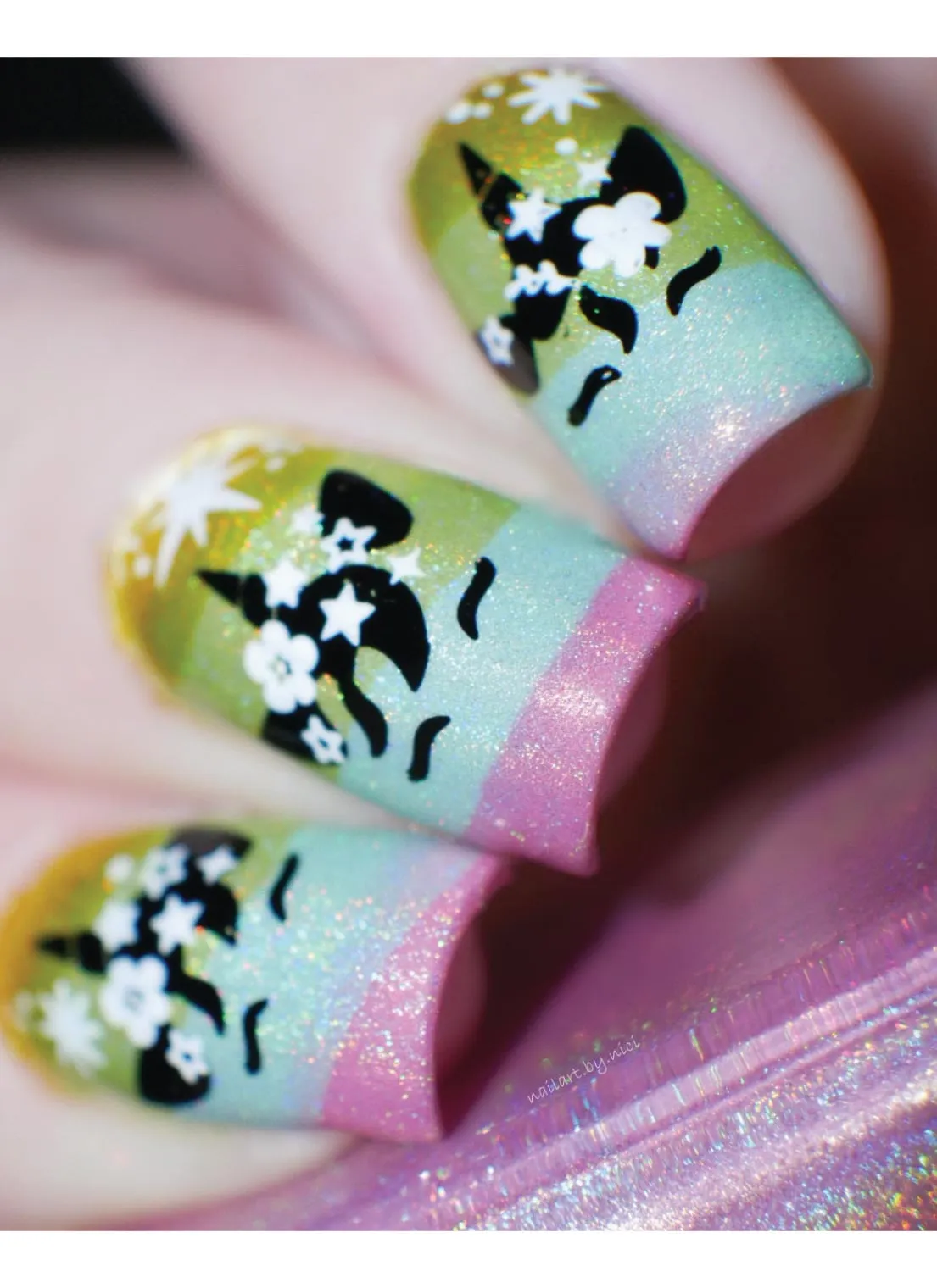 Unicorn Love  2 -  Uber Chic Stamping Plate