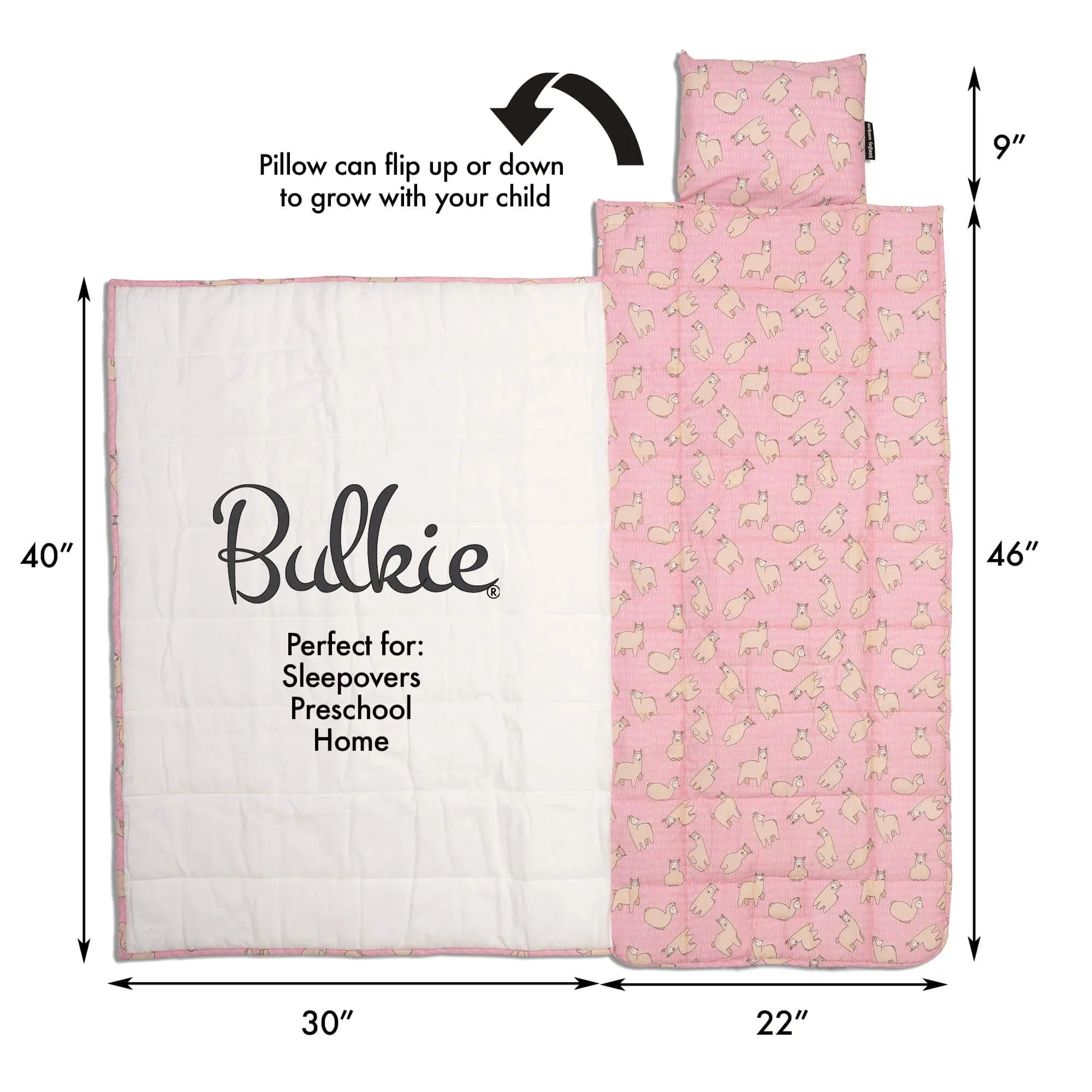 Urban Infant Bulkie™ Super Sleepover Kids Mat - Llamas