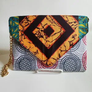 Vedazzling Ankara Badmos Multi Clutch Bag