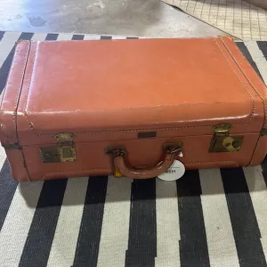 Vintage Leather Suitcase