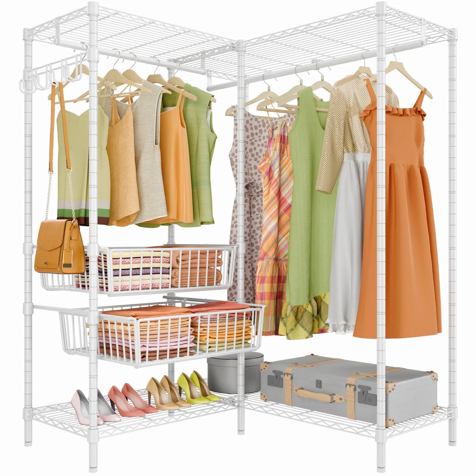 VIPEK L9 Corner Garment Rack