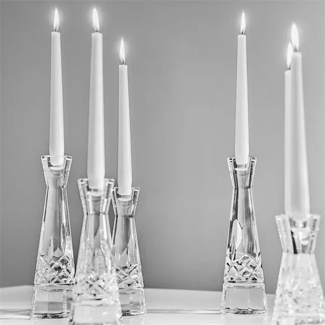 Waterford Lismore Round Candlestick 8", Set of 2