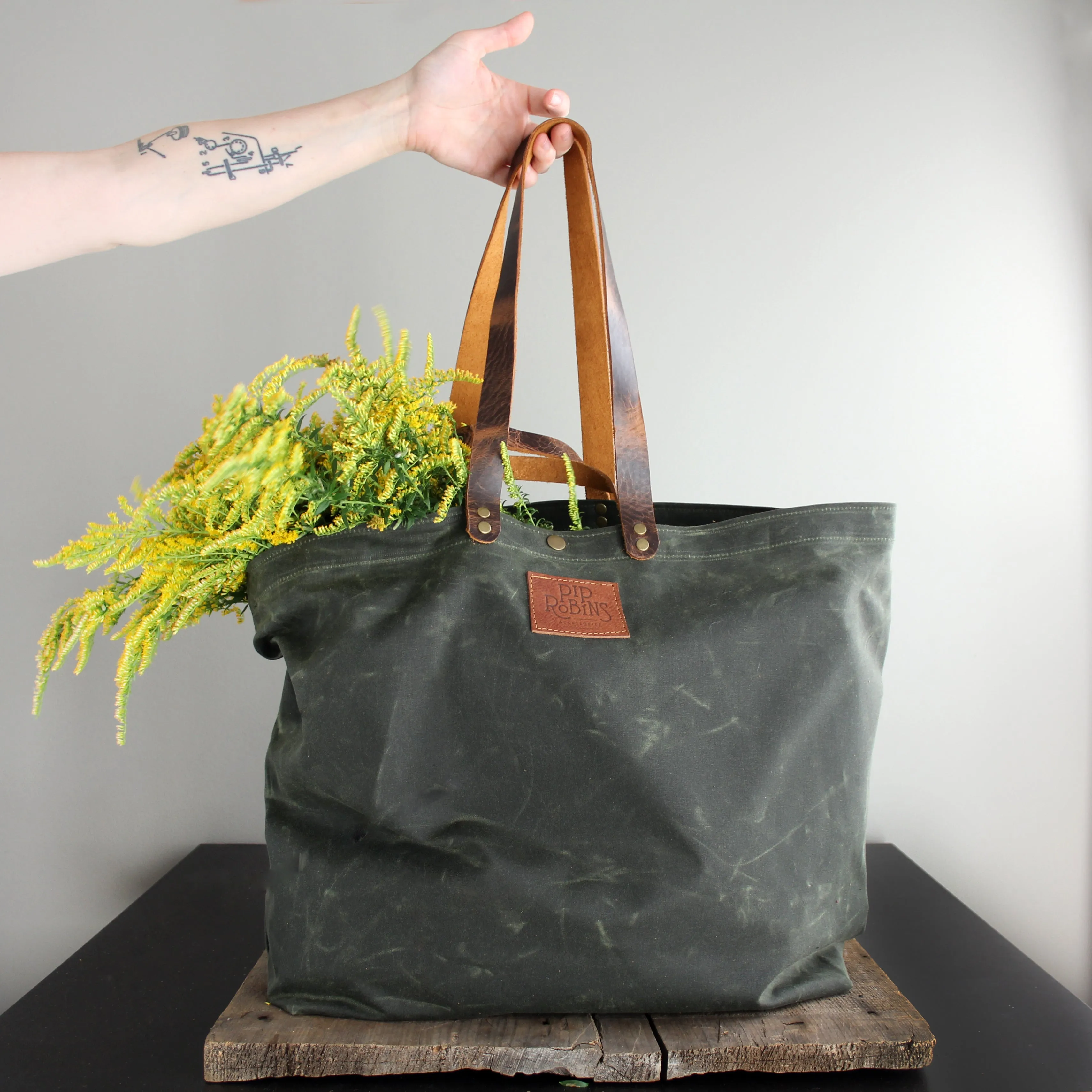 Waxed Canvas Maggie Bag