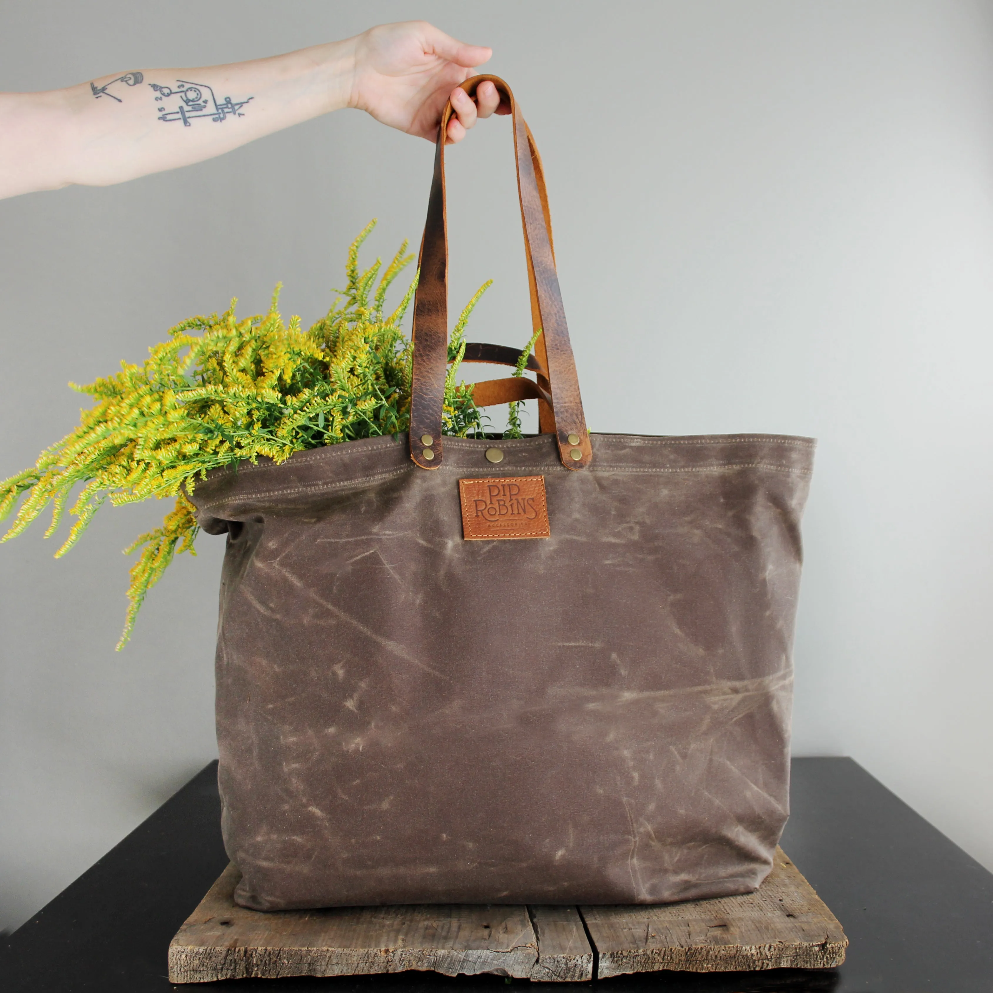 Waxed Canvas Maggie Bag