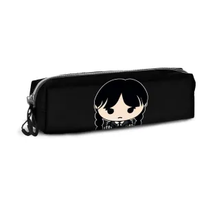 Wednesday Fan Square Pencil Case Cute