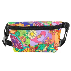 Wonderland 70's Psychedelic Small Ultra Slim Fanny Pack