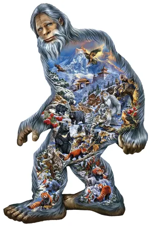 Yeti by Eva Nikolskaya, 850 Piece Shaped Puzzle