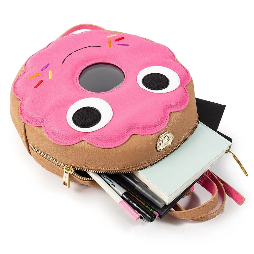 Yummy World Limited Edition Designer Pink Donut Backpack