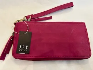 Zip Around Wallet    L8107   Women's - BURGUNDY